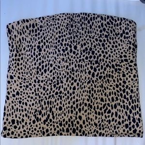 Brandy Melville cheeta tube top